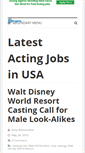 Mobile Screenshot of acting-jobs.net